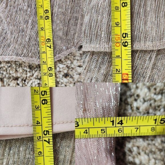 Betsy & Adam Metallic Evening Gown Size 8 - Picture 14 of 16